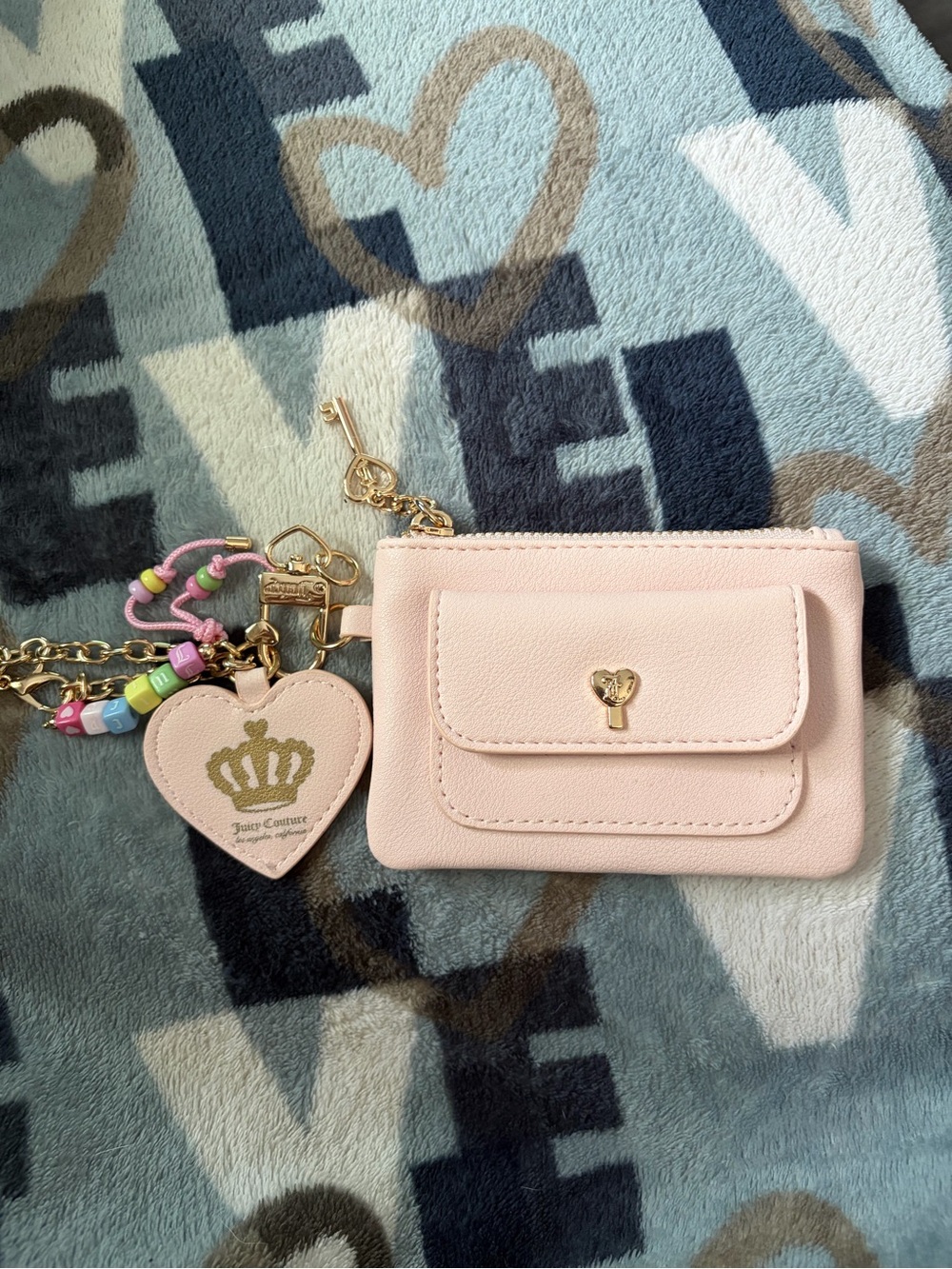 Juicy Couture Keychain Card Wallet